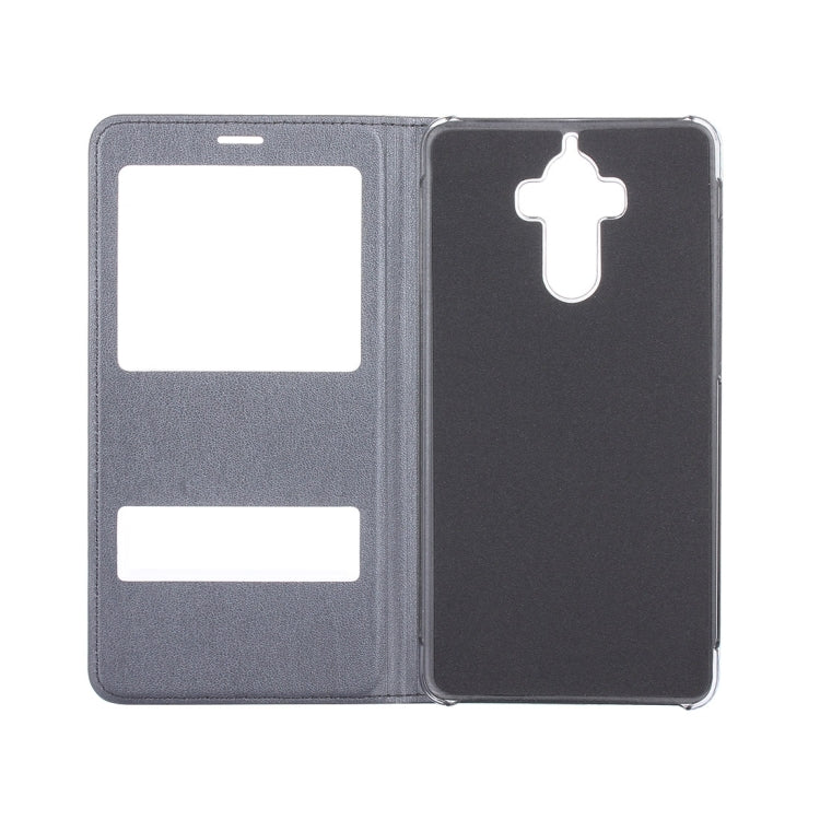 For Huawei Mate 9 Horizontal Flip Leather Case with Caller ID Display & Sleep / Wake-up Function