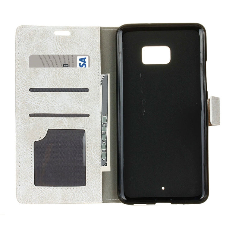 For HTC U Ultra Retro Crazy Horse Texture Horizontal Flip Leather Case with Holder & Card Slots & Wallet & Photo Frame