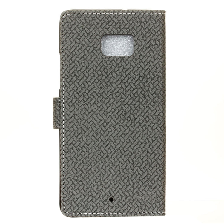 For HTC U Ultra Knit Texture Horizontal Flip Leather Case with Holder & Card Slots & Wallet & Photo Frame