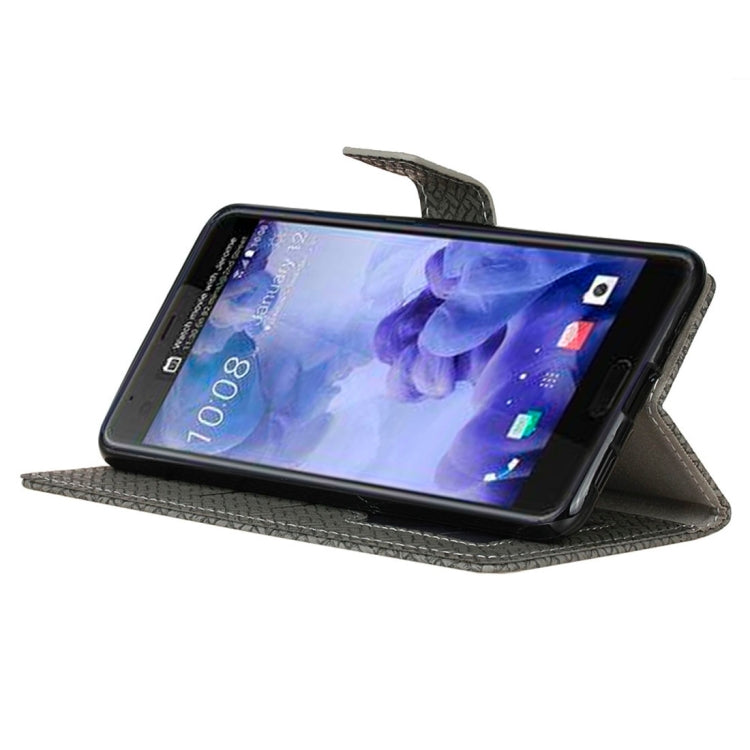 For HTC U Ultra Knit Texture Horizontal Flip Leather Case with Holder & Card Slots & Wallet & Photo Frame