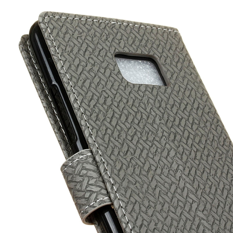 For HTC U Ultra Knit Texture Horizontal Flip Leather Case with Holder & Card Slots & Wallet & Photo Frame