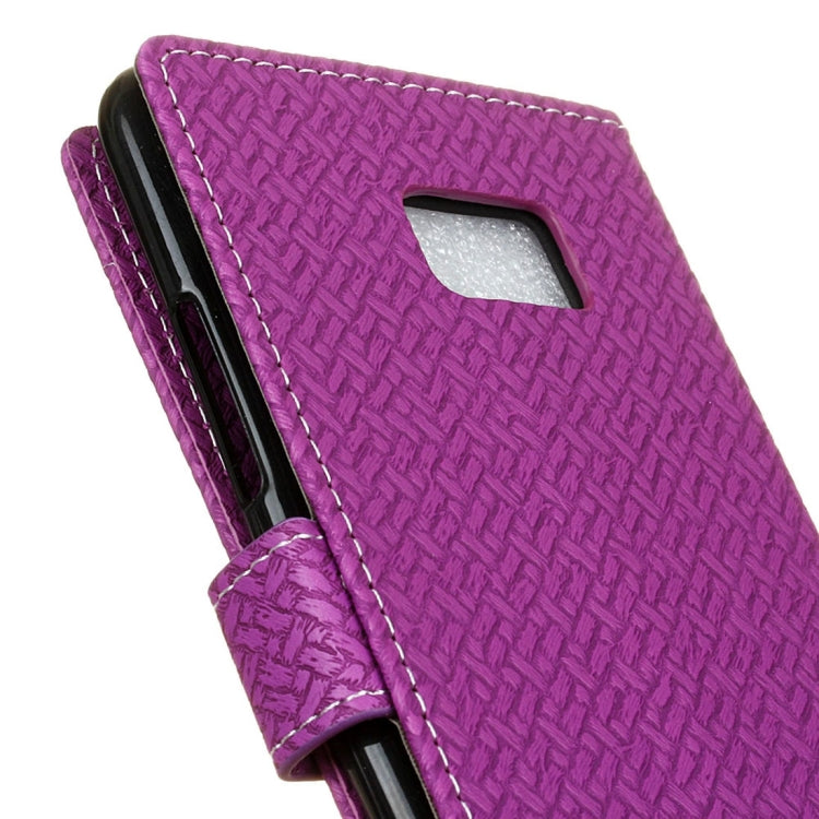 For HTC U Ultra Knit Texture Horizontal Flip Leather Case with Holder & Card Slots & Wallet & Photo Frame
