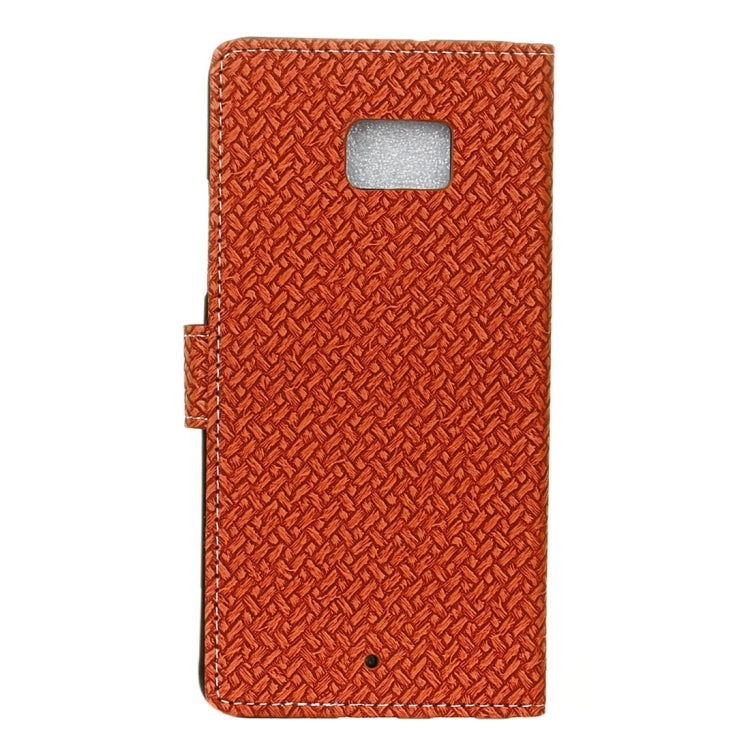 For HTC U Ultra Knit Texture Horizontal Flip Leather Case with Holder & Card Slots & Wallet & Photo Frame