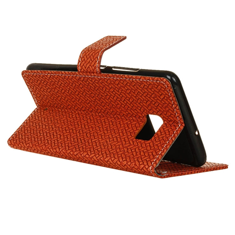 For HTC U Ultra Knit Texture Horizontal Flip Leather Case with Holder & Card Slots & Wallet & Photo Frame