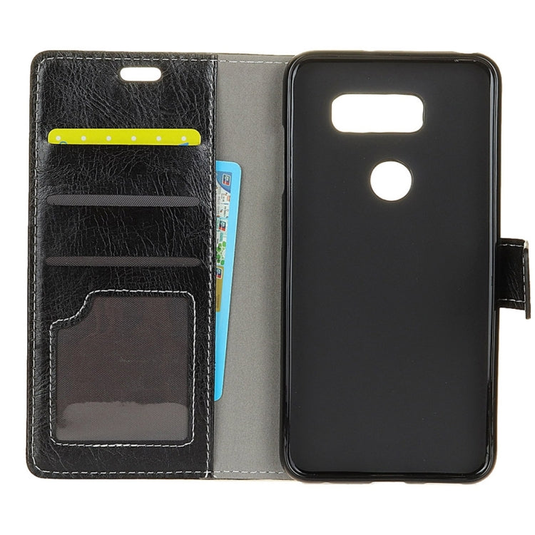 For LG V30 / V30+ / V35 Retro Crazy Horse Texture Horizontal Flip Leather Case with Holder & Card Slots & Wallet & Photo Frame