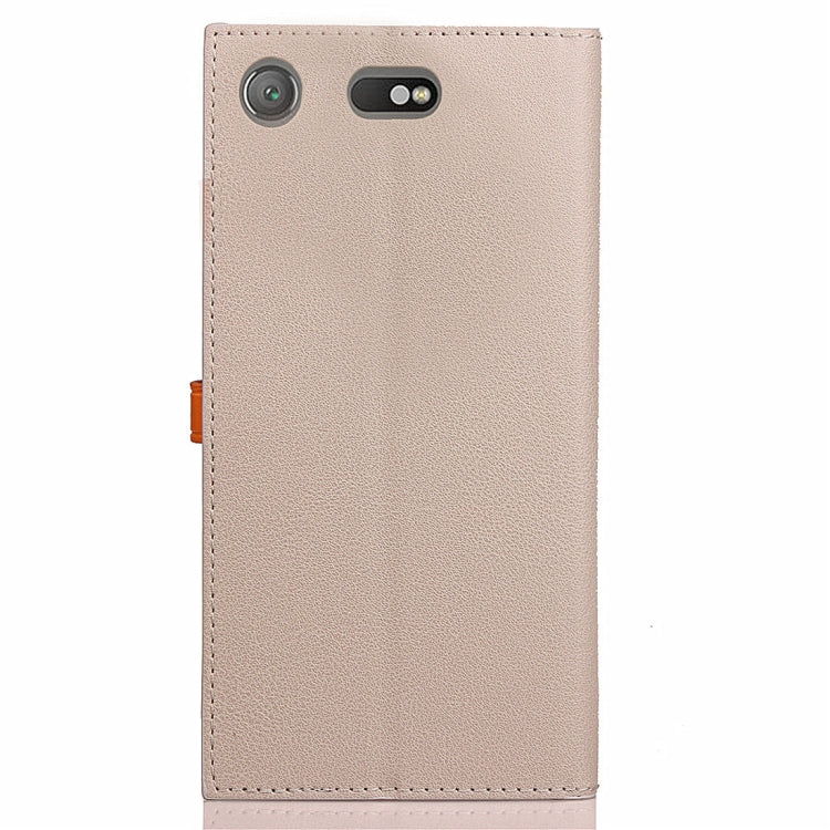 For Sony Xperia XZ1 Compact Business Style Leather Case with Holder & Card Slots & Wallet