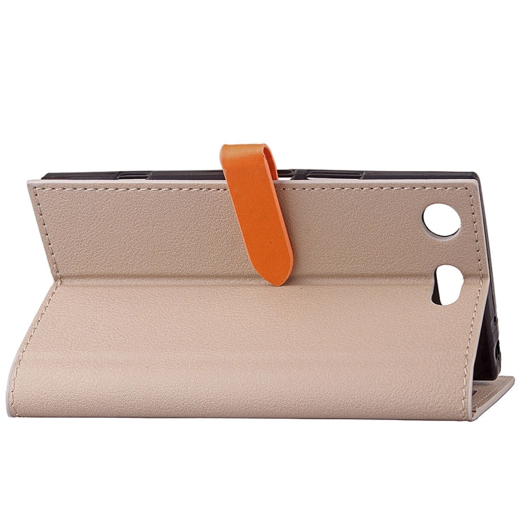 For Sony Xperia XZ1 Compact Business Style Leather Case with Holder & Card Slots & Wallet