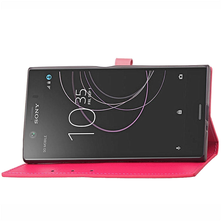 For Sony Xperia XZ1 Compact Business Style Leather Case with Holder & Card Slots & Wallet