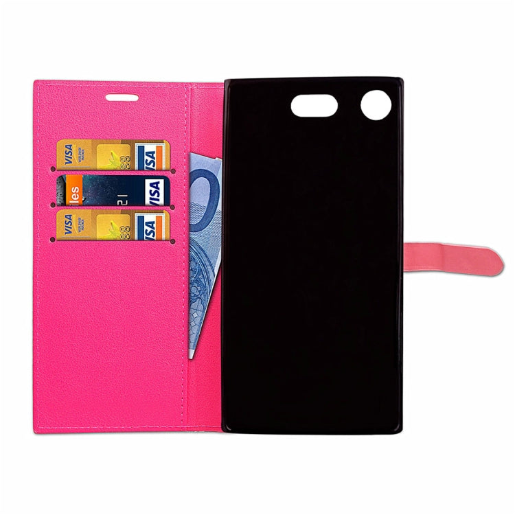 For Sony Xperia XZ1 Compact Business Style Leather Case with Holder & Card Slots & Wallet