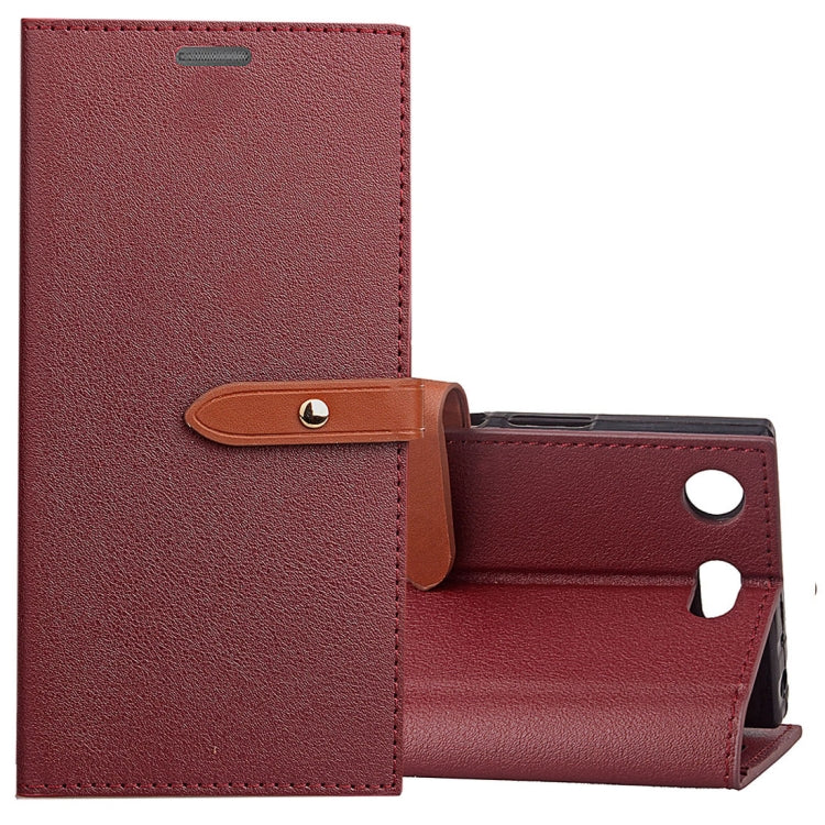 For Sony Xperia XZ1 Compact Business Style Leather Case with Holder & Card Slots & Wallet