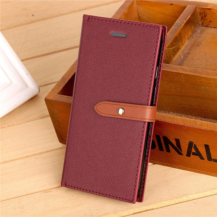 For Sony Xperia XZ1 Compact Business Style Leather Case with Holder & Card Slots & Wallet