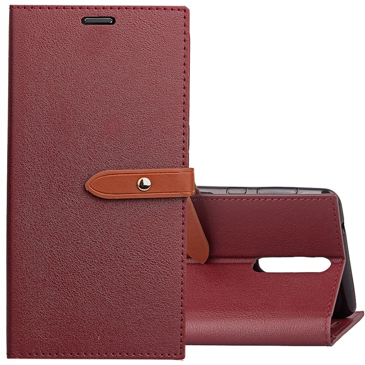 For Nokia 8 Business Style Leather Case with Holder & Card Slots & Wallet