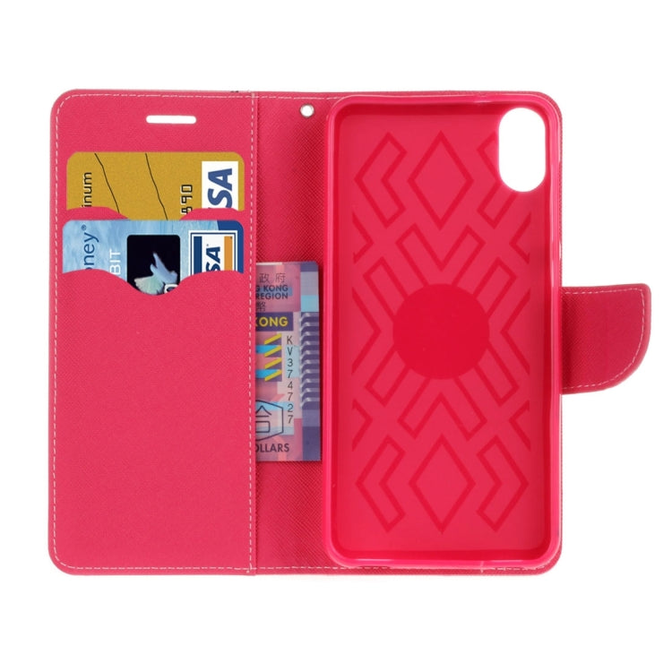 For Sony Xperia XZ Cross Texture Leather Case with Card Slots & Holder & Wallet