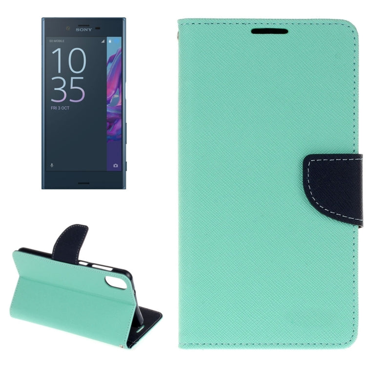 For Sony Xperia XZ Cross Texture Leather Case with Card Slots & Holder & Wallet