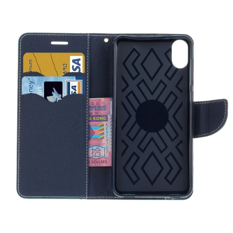 For Sony Xperia XZ Cross Texture Leather Case with Card Slots & Holder & Wallet