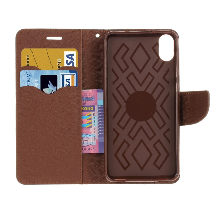 For Sony Xperia XZ Cross Texture Leather Case with Card Slots & Holder & Wallet