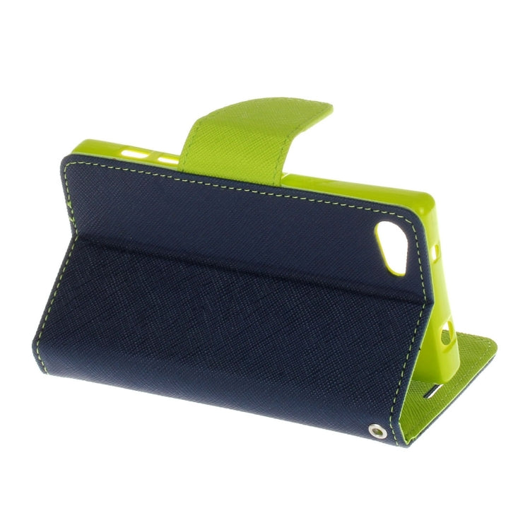 For Sony Xperia X Compact Cross Texture Leather Case with Card Slots & Holder & Wallet