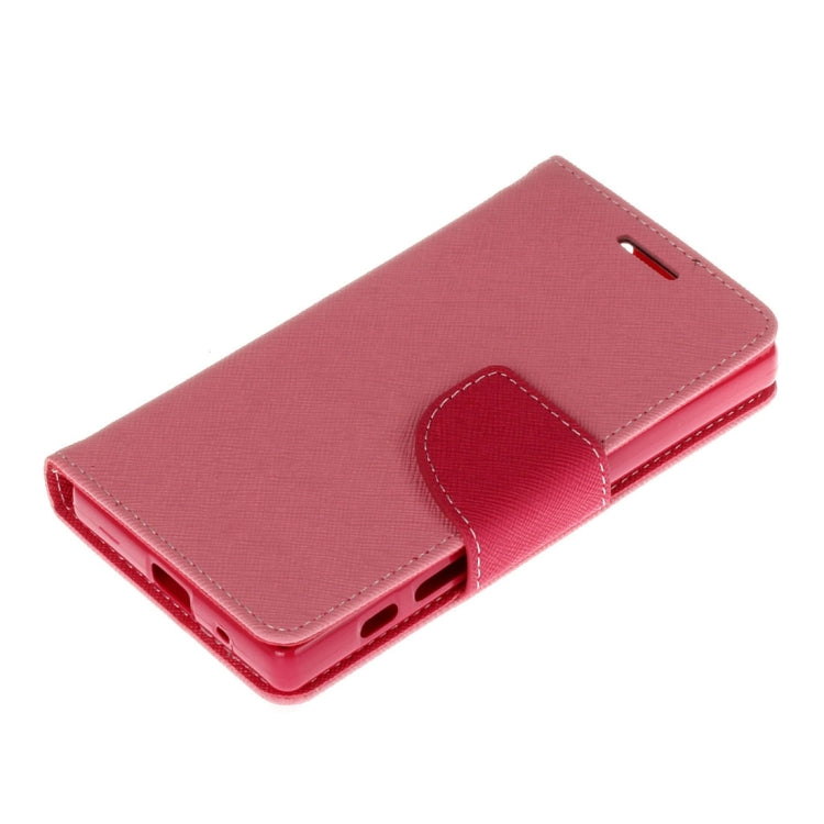 For Sony Xperia X Compact Cross Texture Leather Case with Card Slots & Holder & Wallet