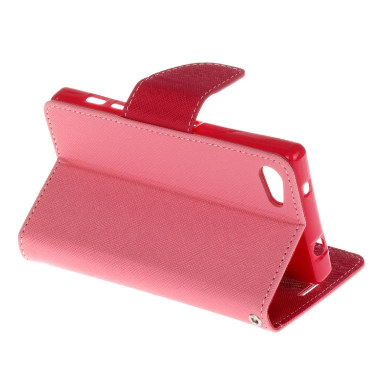 For Sony Xperia X Compact Cross Texture Leather Case with Card Slots & Holder & Wallet