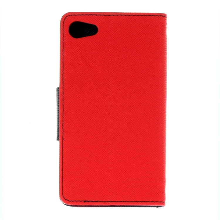 For Sony Xperia X Compact Cross Texture Leather Case with Card Slots & Holder & Wallet