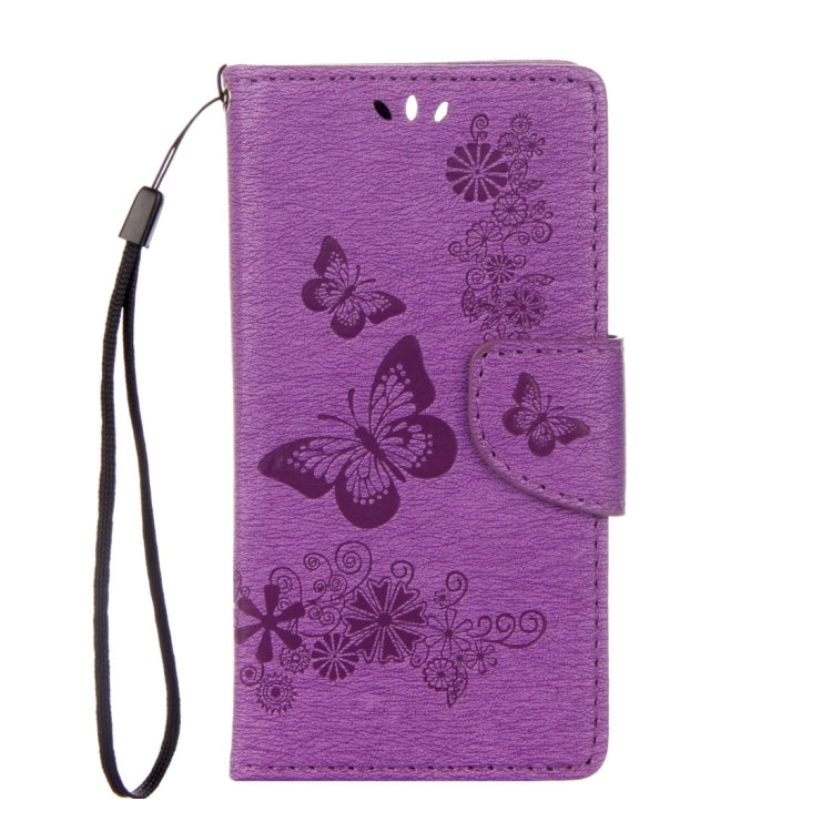 For Huawei P10 Lite Butterflies Embossing Horizontal Flip Leather Case with Holder & Card Slots & Wallet & Lanyard