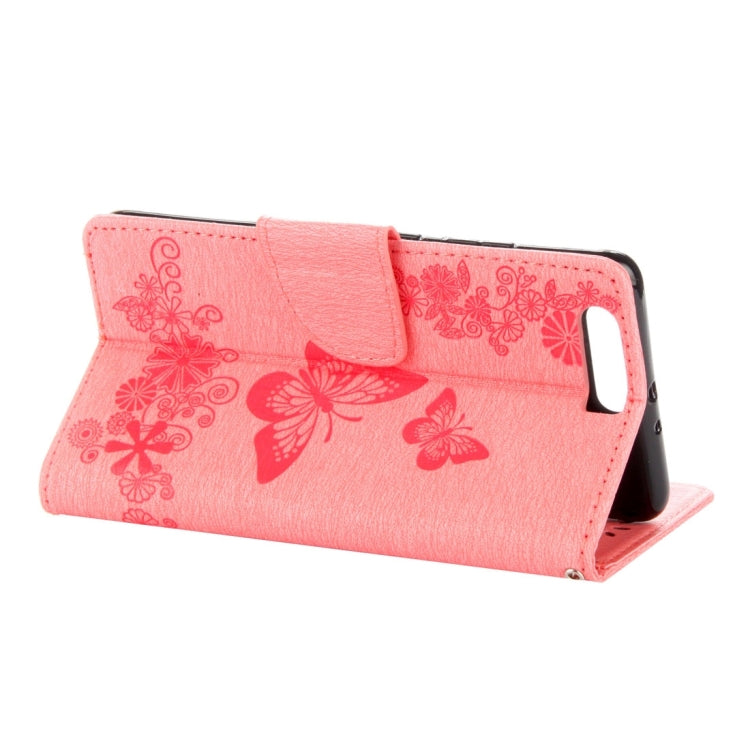 For Huawei P10 Plus Butterflies Embossing Horizontal Flip Leather Case with Holder & Card Slots & Wallet & Lanyard