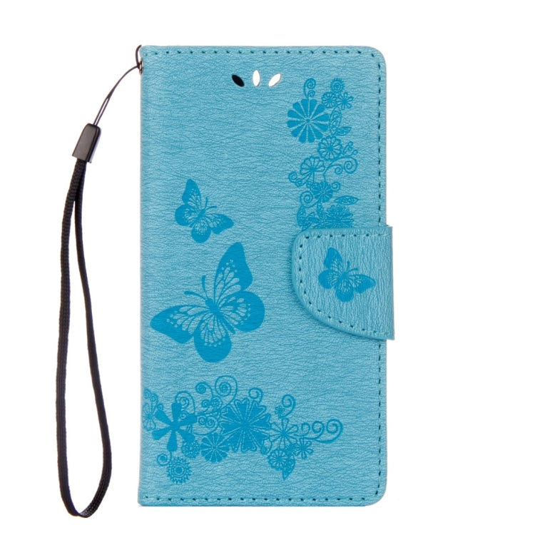 For Huawei P10 Plus Butterflies Embossing Horizontal Flip Leather Case with Holder & Card Slots & Wallet & Lanyard