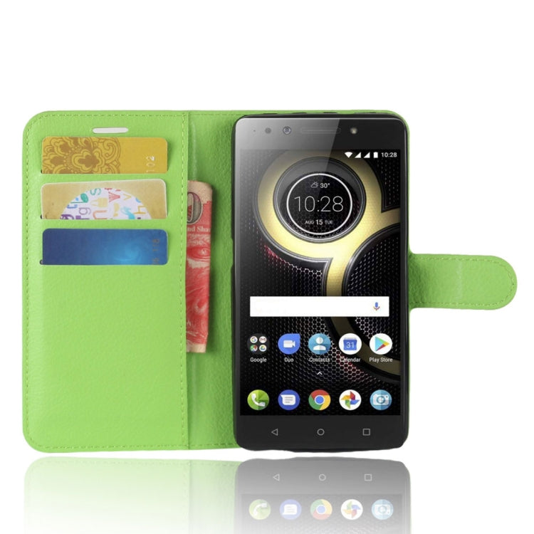 For Lenovo K8 Litchi Texture PU +TPU Horizontal Flip Leather Case With Holder & Card Slots & Wallet