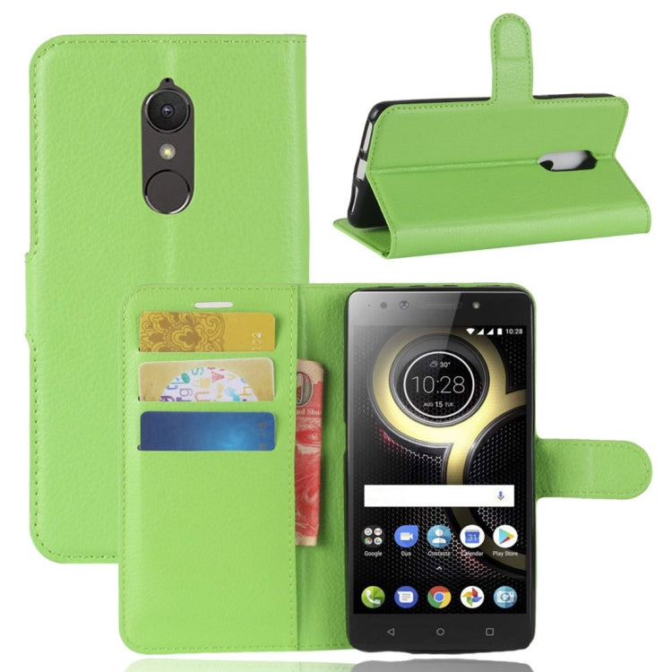 For Lenovo K8 Litchi Texture PU +TPU Horizontal Flip Leather Case With Holder & Card Slots & Wallet