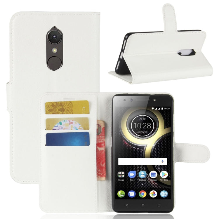 For Lenovo K8 Litchi Texture PU +TPU Horizontal Flip Leather Case With Holder & Card Slots & Wallet