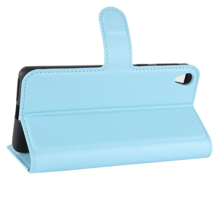 For Sony Xperia XA1 Plus Litchi Texture PU +TPU Horizontal Flip Leather Case With Holder & Card Slots & Wallet