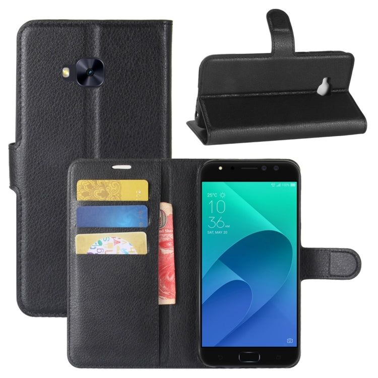 For Asus ZenFone 4 Selfie Pro (ZD552KL) Litchi Texture Horizontal Flip Leather Case with Holder & Card Slots & Wallet