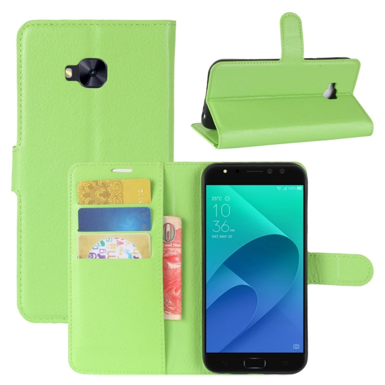 For Asus ZenFone 4 Selfie Pro (ZD552KL) Litchi Texture Horizontal Flip Leather Case with Holder & Card Slots & Wallet