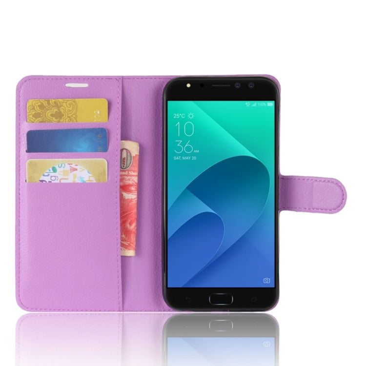 For Asus ZenFone 4 Selfie Pro (ZD552KL) Litchi Texture Horizontal Flip Leather Case with Holder & Card Slots & Wallet