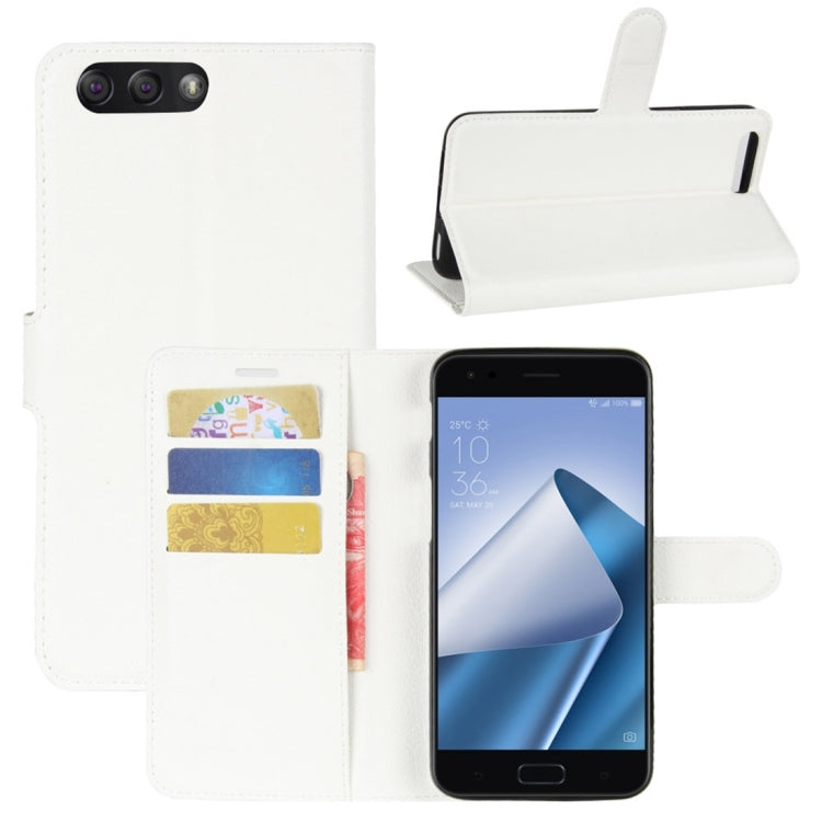 For Asus ZenFone 4 ZE554KL Litchi Texture Horizontal Flip Leather Case with Holder & Card Slots & Wallet