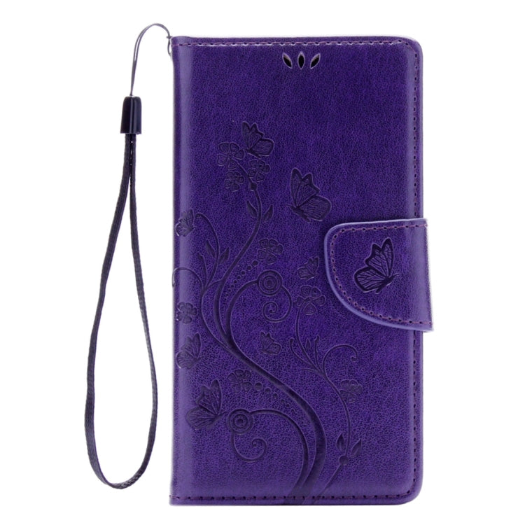 For Huawei Honor 7 Butterflies Embossing Horizontal Flip Leather Case with Holder & Card Slots & Wallet & Lanyard