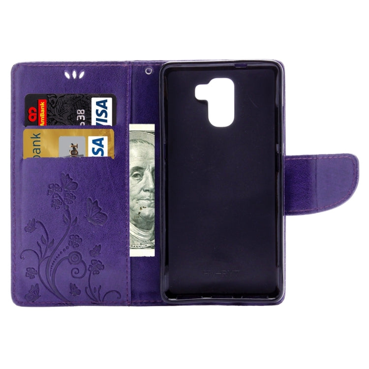 For Huawei Honor 7 Butterflies Embossing Horizontal Flip Leather Case with Holder & Card Slots & Wallet & Lanyard