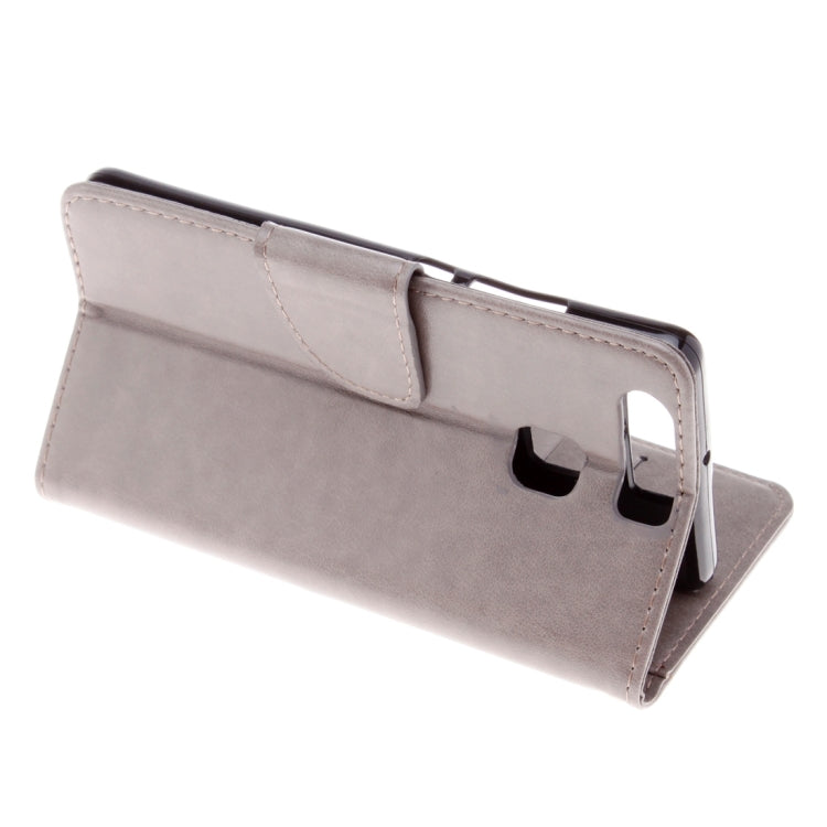 For Huawei P9 Butterflies Embossing Horizontal Flip Leather Case with Holder & Card Slots & Wallet & Lanyard