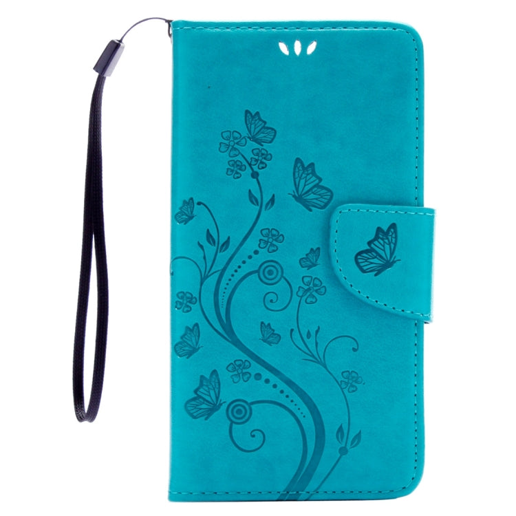 For Huawei P9 Butterflies Embossing Horizontal Flip Leather Case with Holder & Card Slots & Wallet & Lanyard