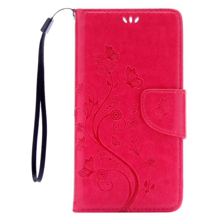 For Huawei P9 Butterflies Embossing Horizontal Flip Leather Case with Holder & Card Slots & Wallet & Lanyard