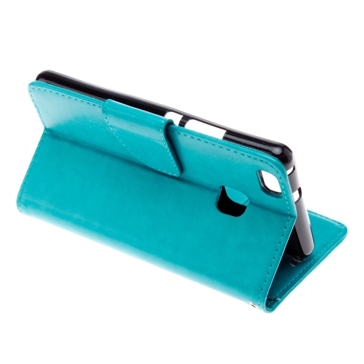 For Huawei P9 Lite Butterflies Embossing Horizontal Flip Leather Case with Holder & Card Slots & Wallet & Lanyard