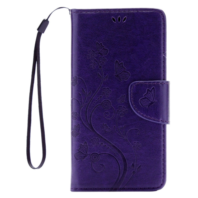 For Huawei P9 Lite Butterflies Embossing Horizontal Flip Leather Case with Holder & Card Slots & Wallet & Lanyard