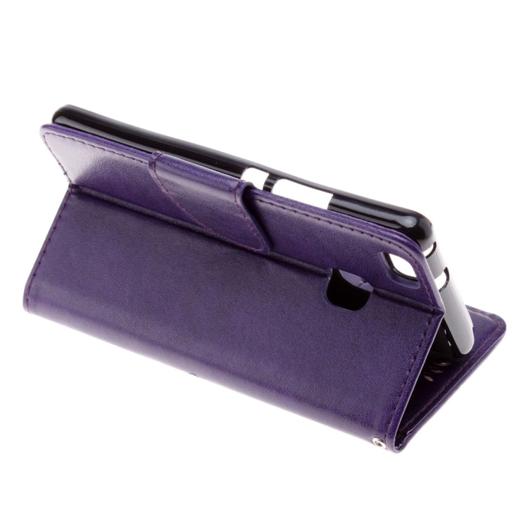 For Huawei P9 Lite Butterflies Embossing Horizontal Flip Leather Case with Holder & Card Slots & Wallet & Lanyard