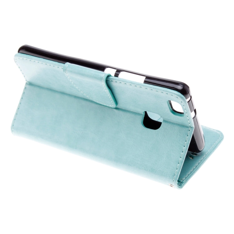 For Huawei P9 Lite Butterflies Embossing Horizontal Flip Leather Case with Holder & Card Slots & Wallet & Lanyard