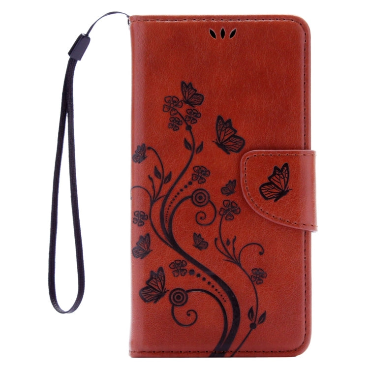 For Huawei P9 Lite Butterflies Embossing Horizontal Flip Leather Case with Holder & Card Slots & Wallet & Lanyard