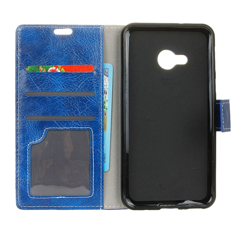 For HTC U11 Life Retro Crazy Horse Texture Horizontal Flip Leather Case with Holder & Card Slots & Photo Frame