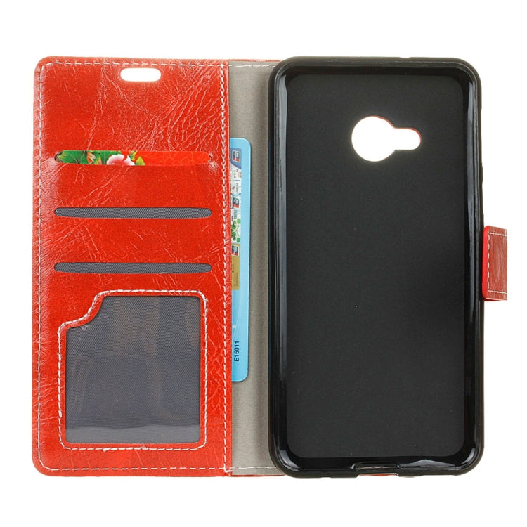 For HTC U11 Life Retro Crazy Horse Texture Horizontal Flip Leather Case with Holder & Card Slots & Photo Frame