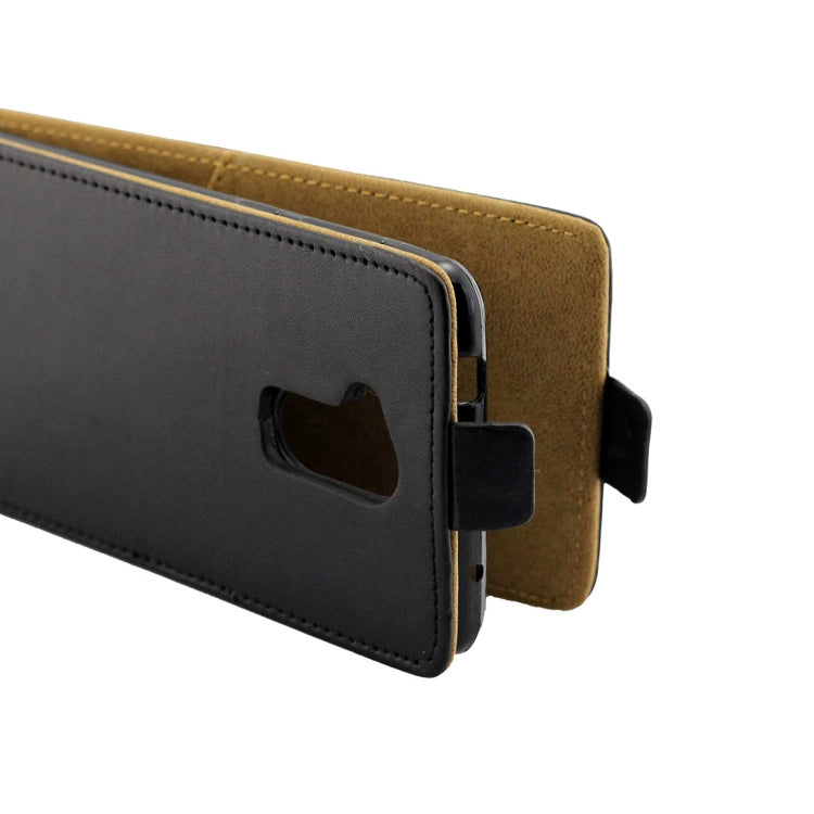 For Huawei Honor 6C / nova Smart Vertical Flip Business Style Leather Case Cover with Card Slot (Black)