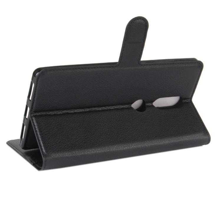 For Lenovo Phab 2 Plus Litchi Texture Horizontal Flip Leather Case with Magnetic Buckle & Holder & Card Slots & Wallet