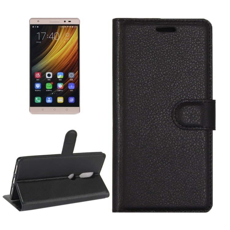 For Lenovo Phab 2 Plus Litchi Texture Horizontal Flip Leather Case with Magnetic Buckle & Holder & Card Slots & Wallet